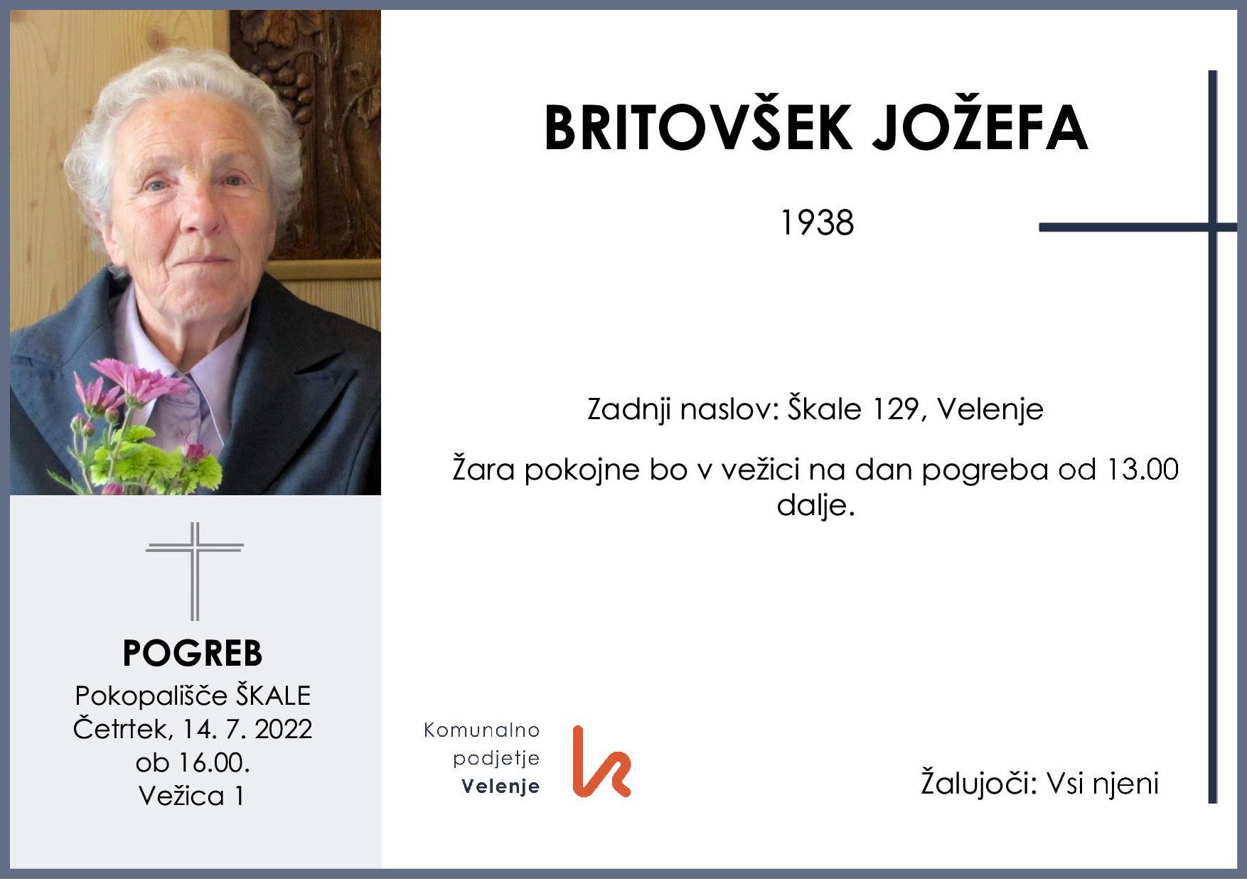 Britovšek Jožefa1