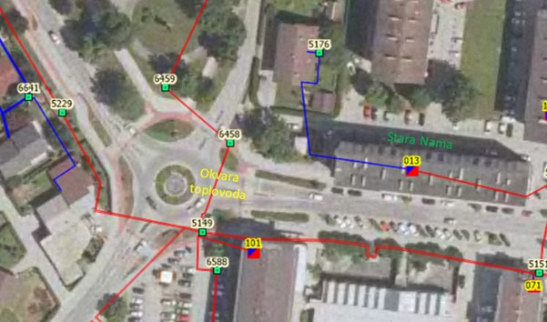 Okvara toplovoda Kidriceva