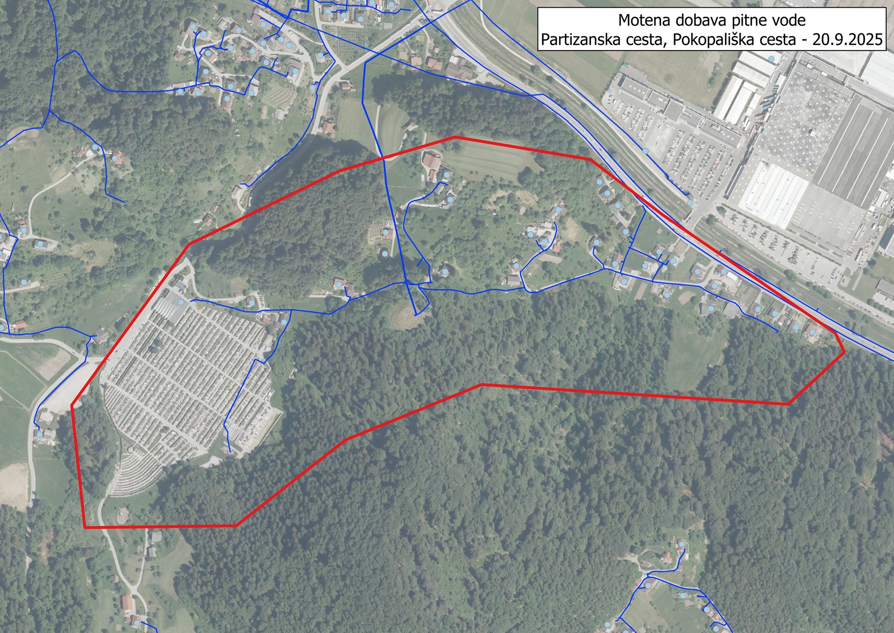 Partizanska in Pokopališka cesta 20 9 2025