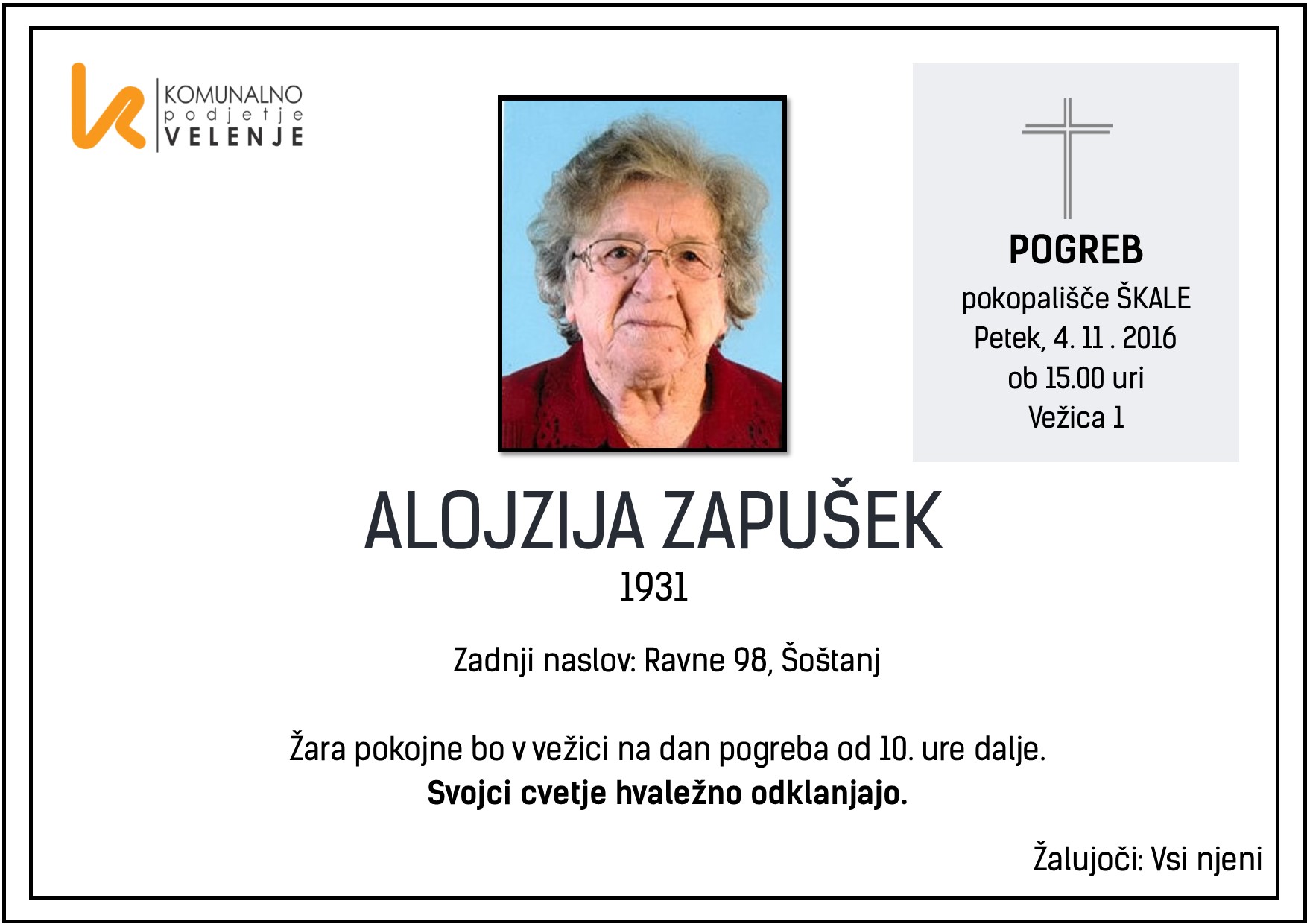 Alojzija Zapušek