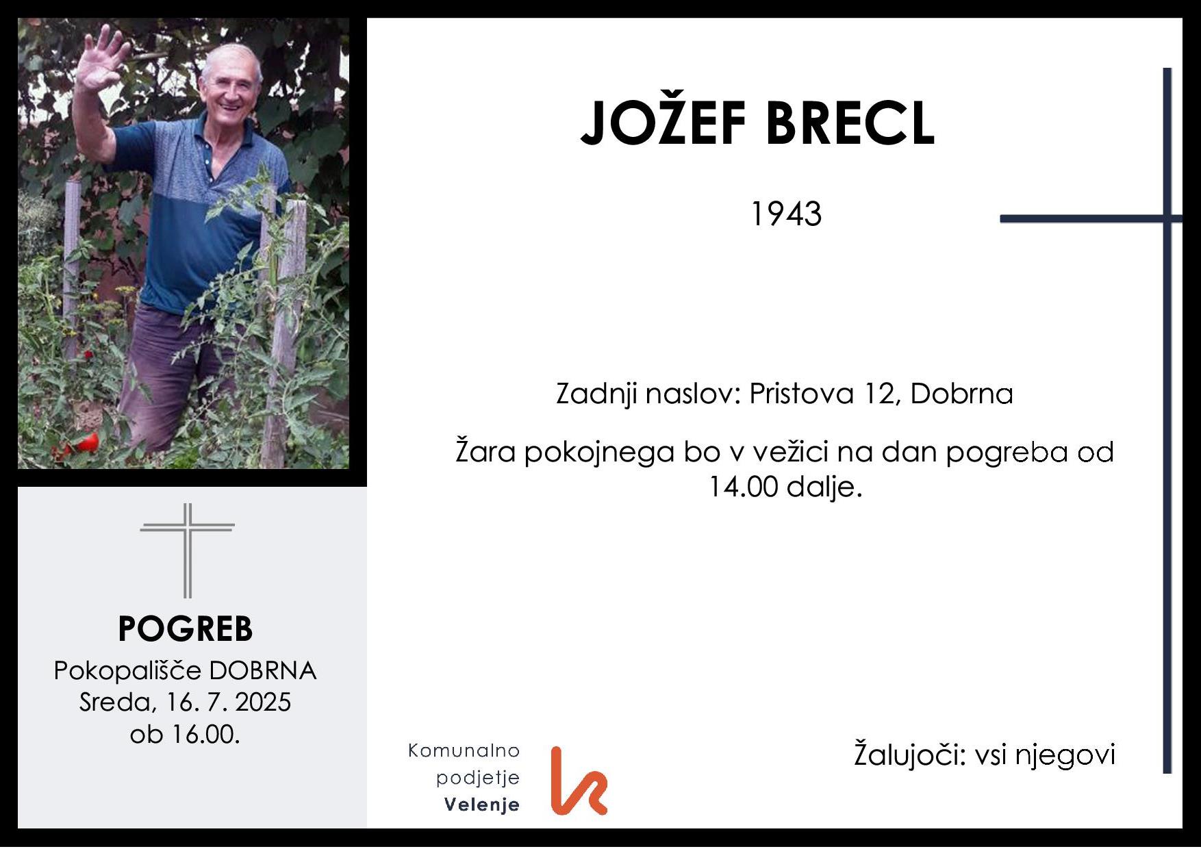 Brecl Jožef 1943 1