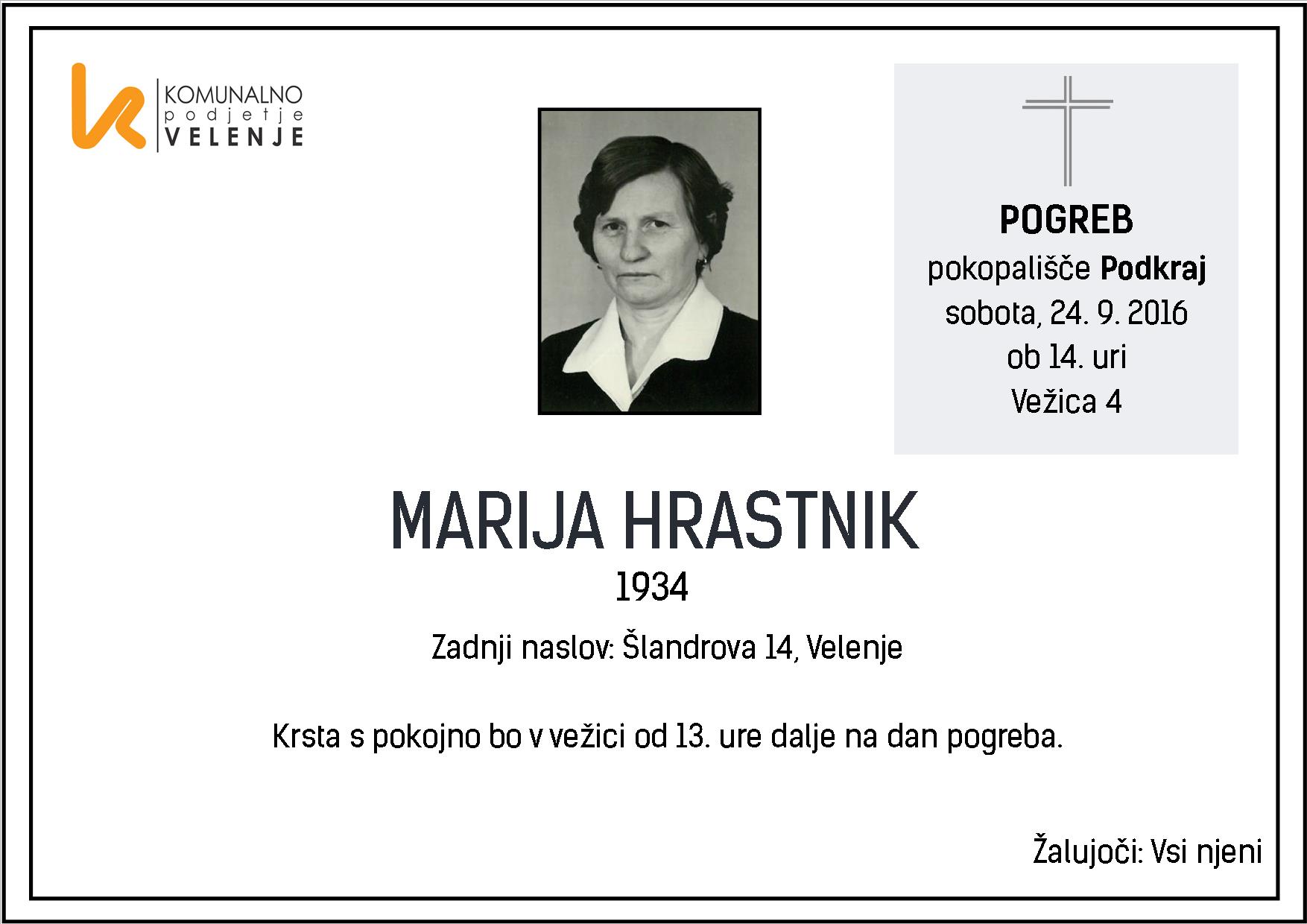 Hrastnik Marija