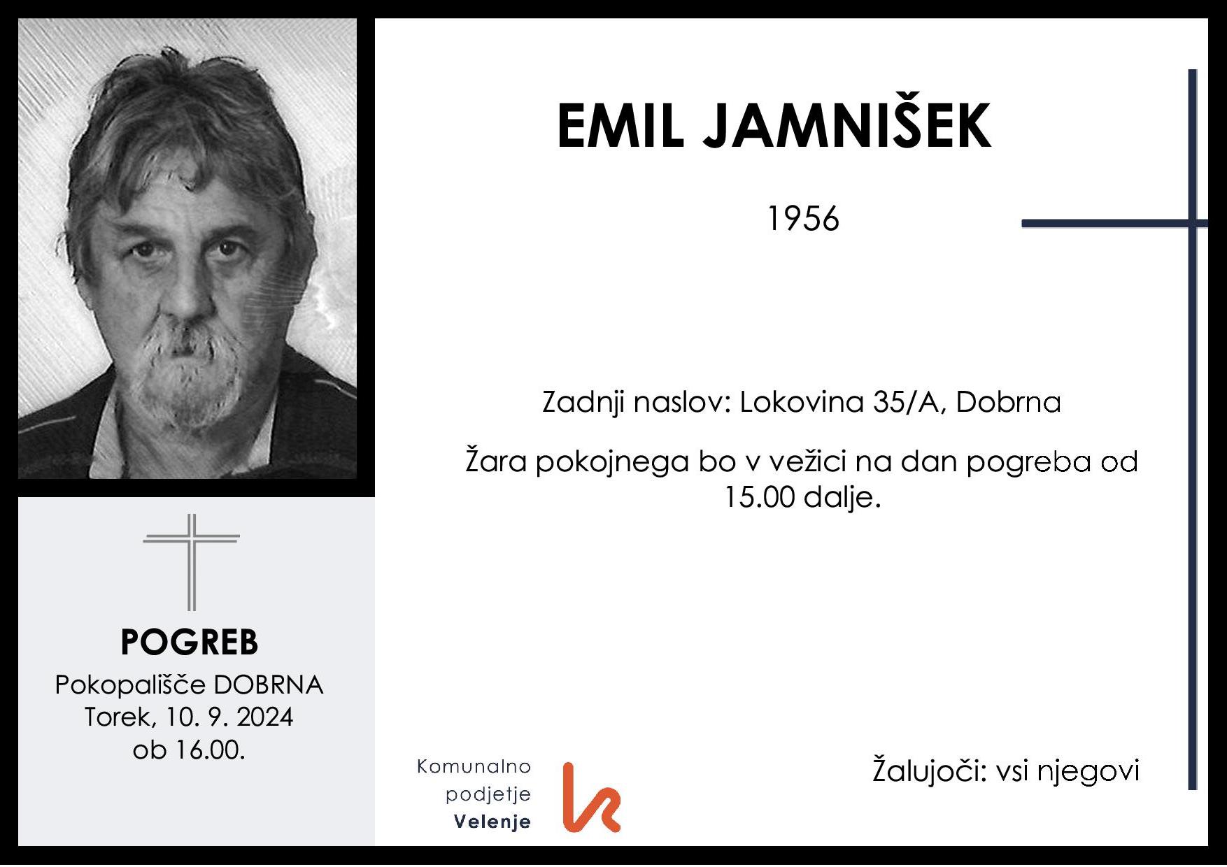 Jamnišek Emil 1956 1