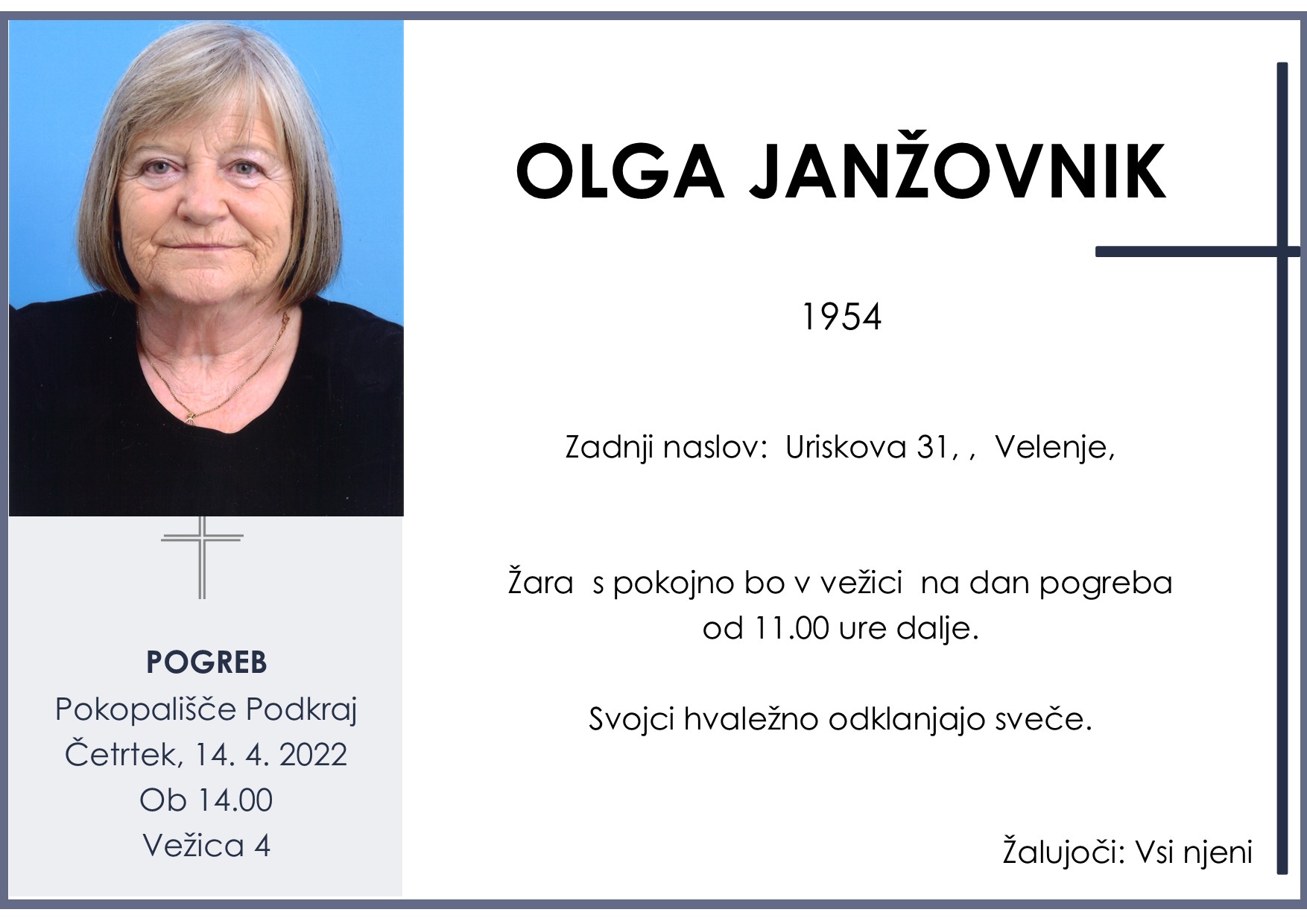 Janžovnik Olga 1954