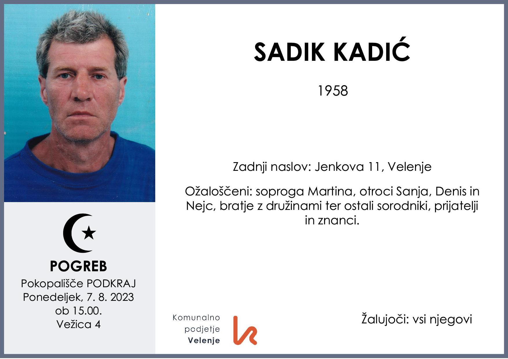 Kadić Sadik 1