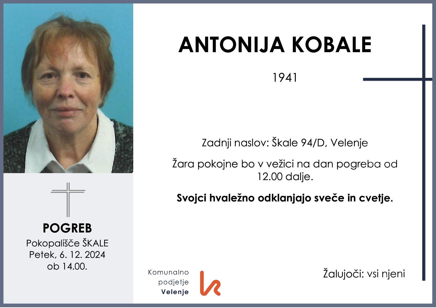 Kobale Antonija 1941 1
