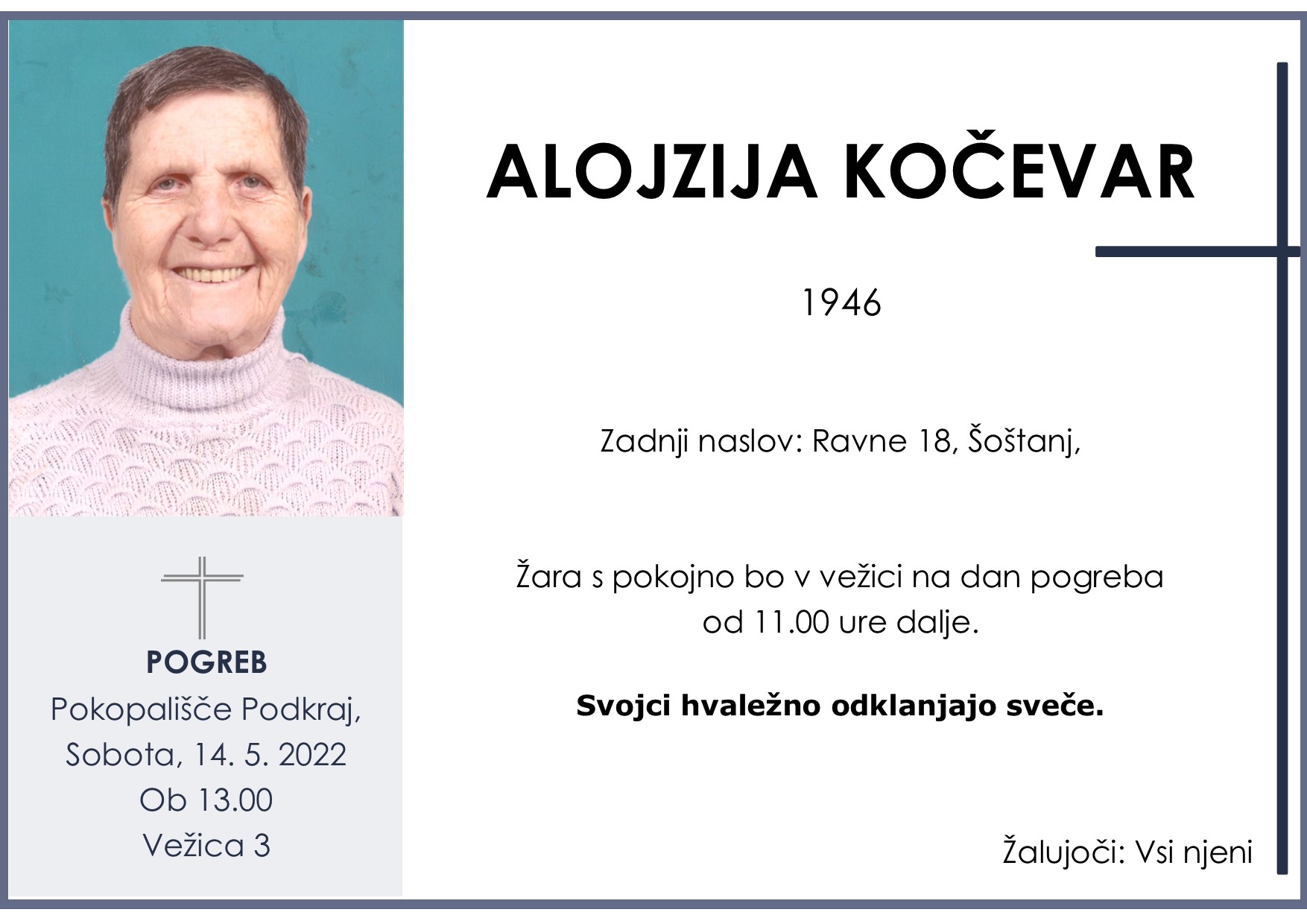 Kočevar Alojzija