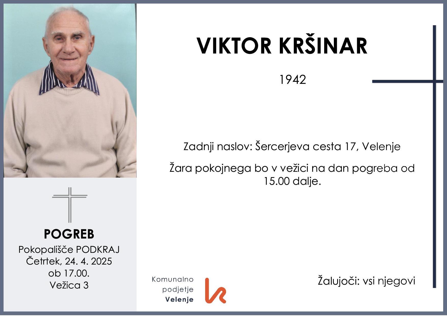 Kršinar Viktor 1942 1