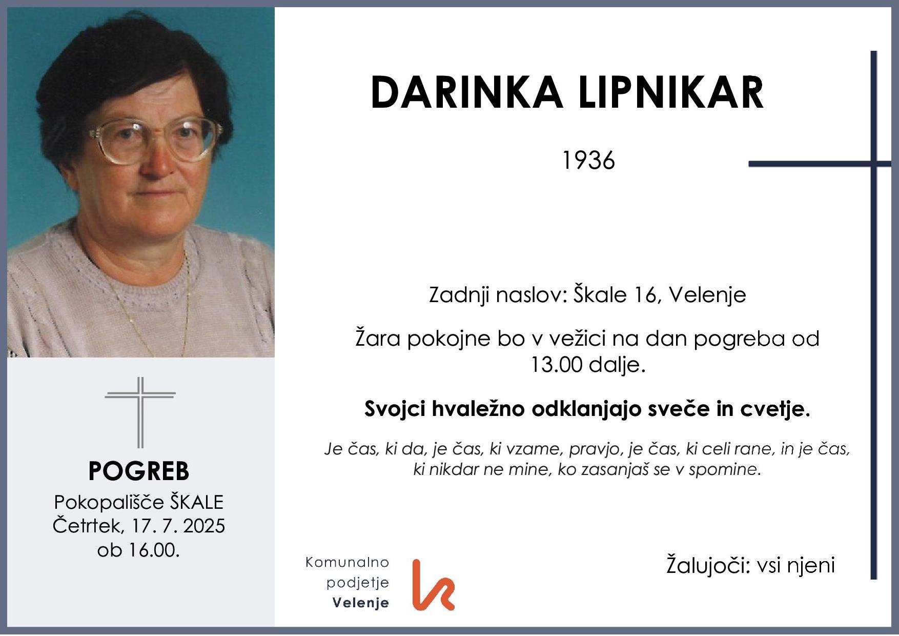 Lipnikar Darinka 1