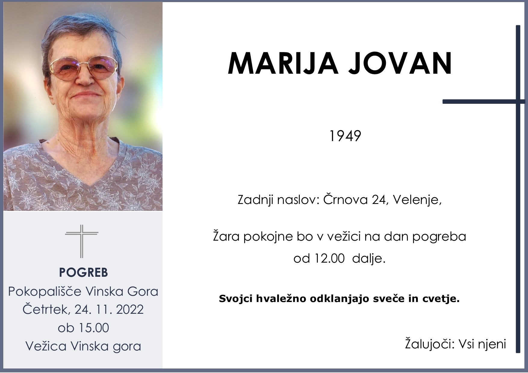 Marija Jovan 1949