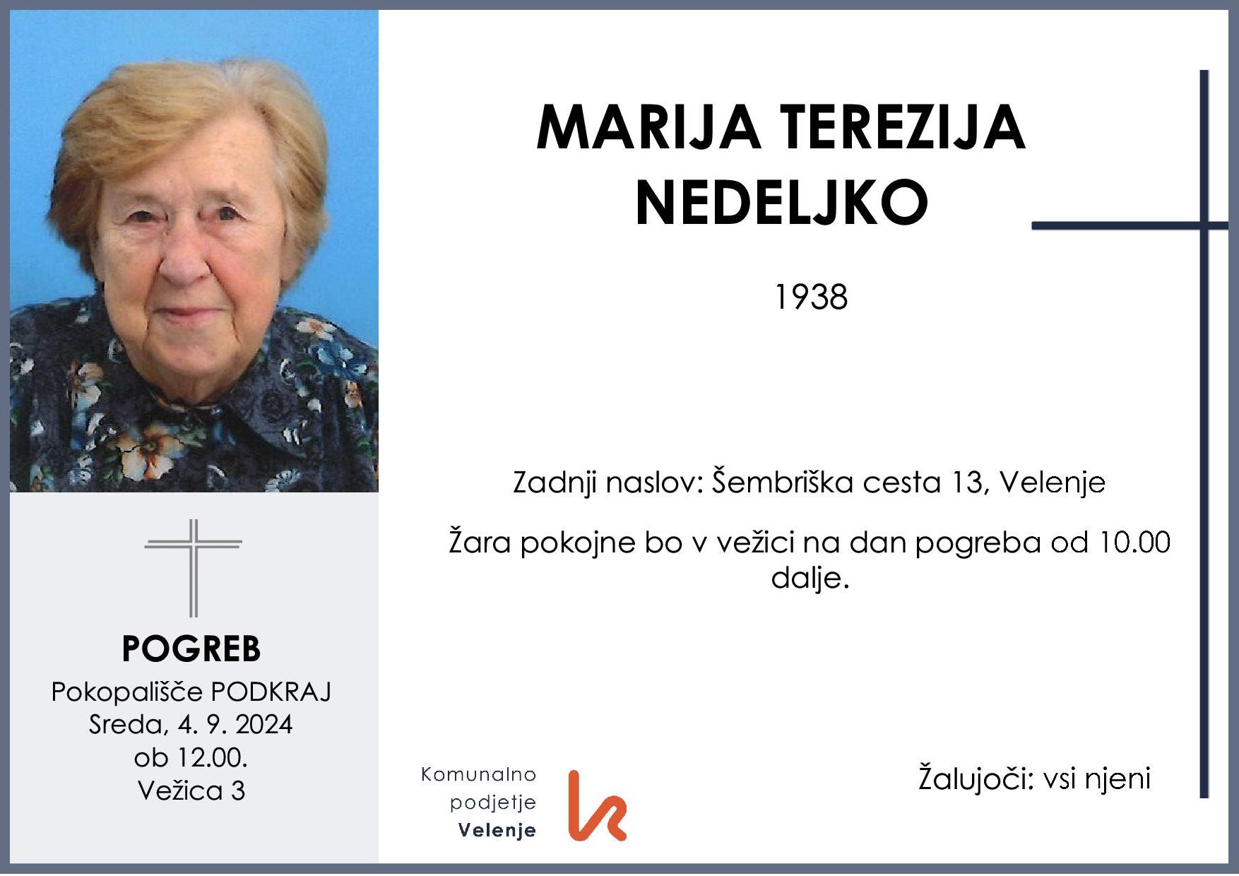 Marija Terezija Nedeljko 1