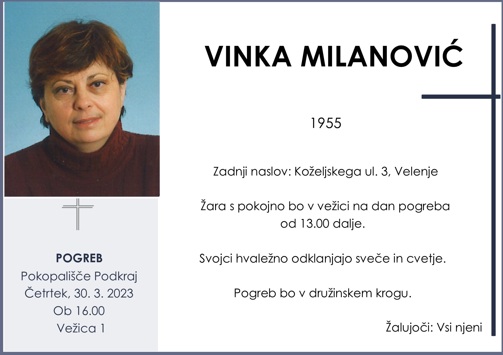 Milanović Vinka 1955