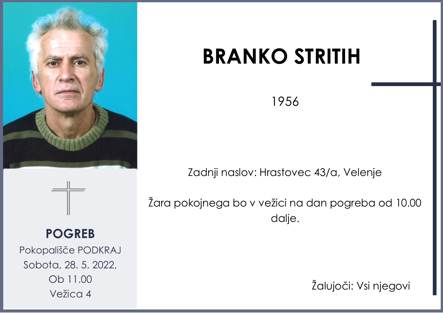 OsmrtnicaStritihBranko1956