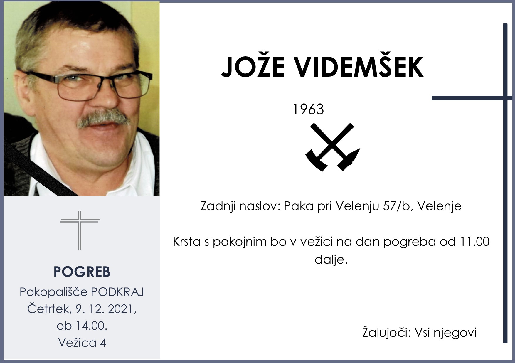 OsmrtnicaVidemšekJože1963