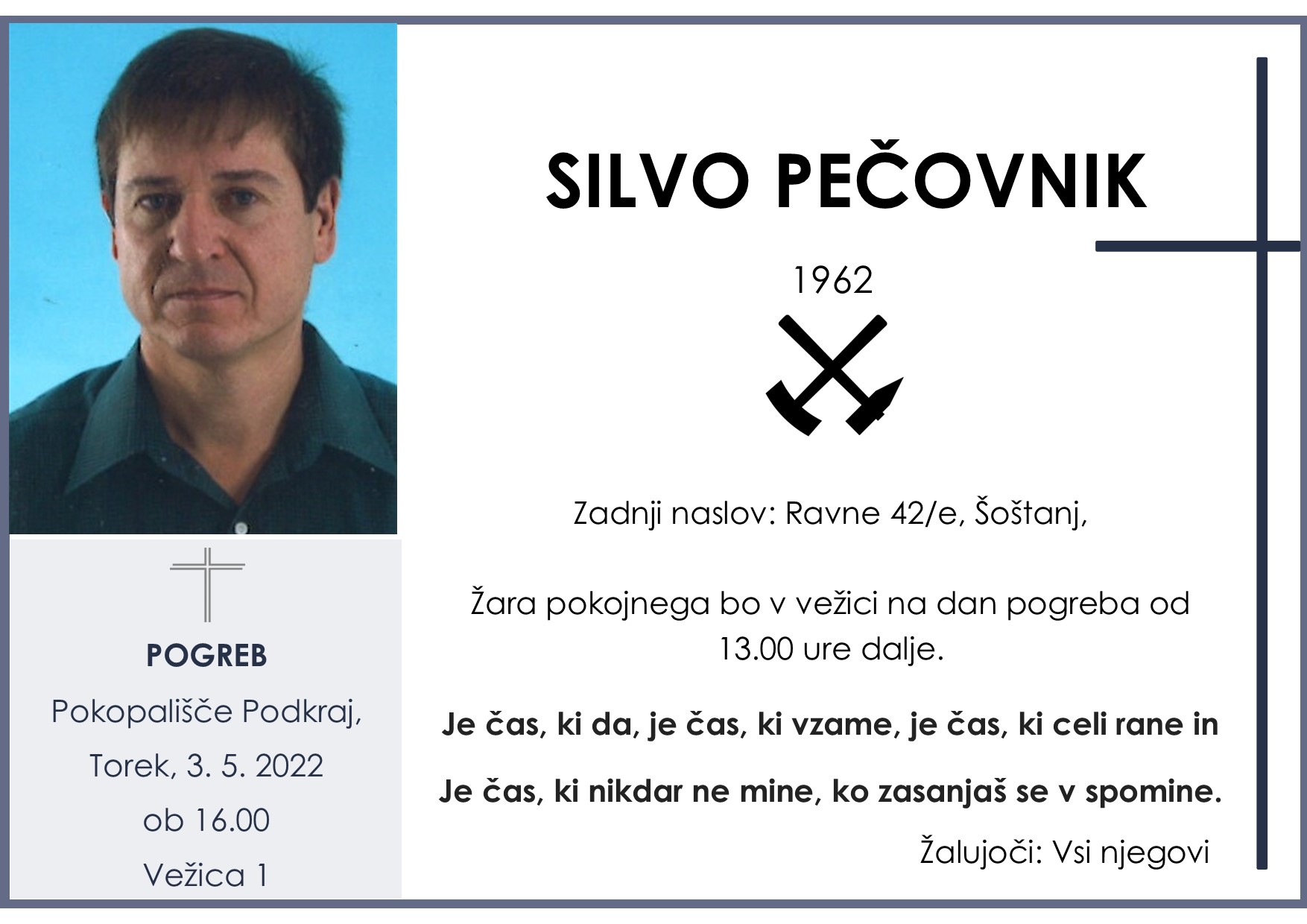 Pečovnik Silvo 1962