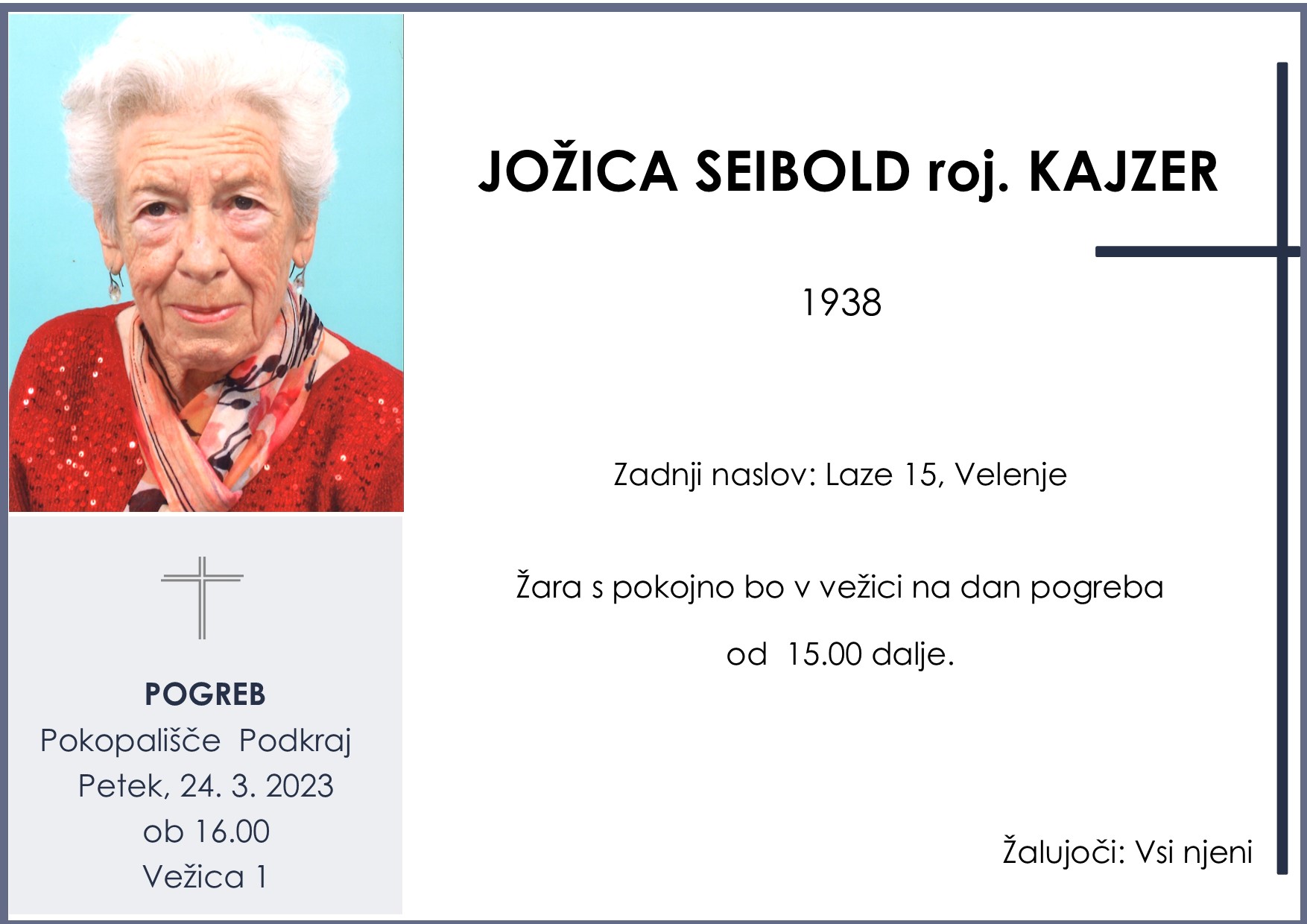 Seibold Kajzer Jožica 1938