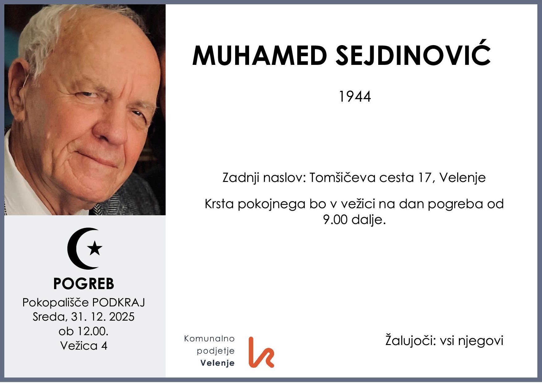 Sejdinović Muhamed 1944 1