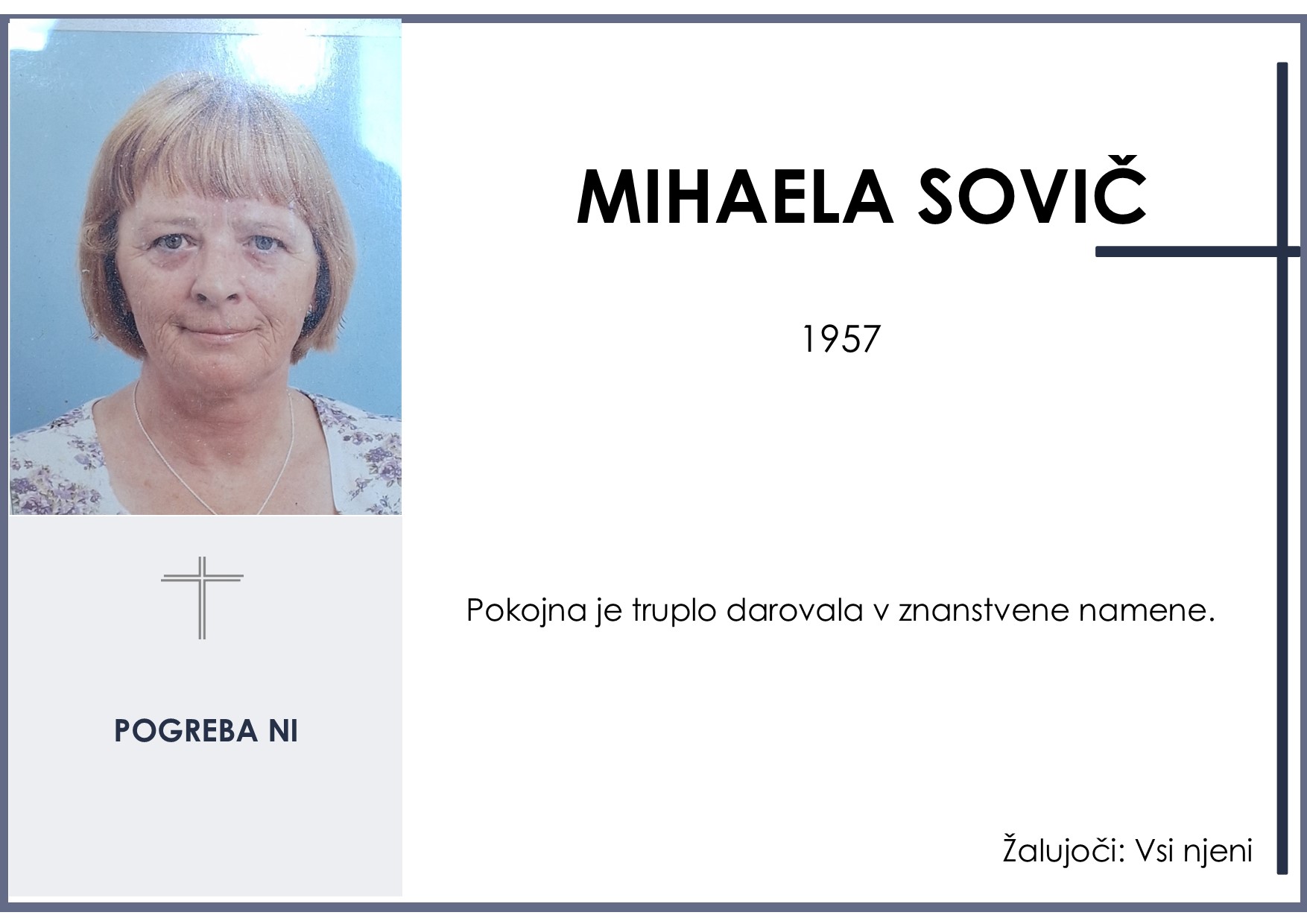Sovič Mihaela 1957