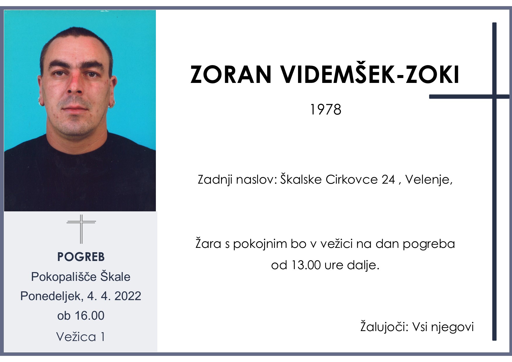 Videmšek Zoran Zoki 1978