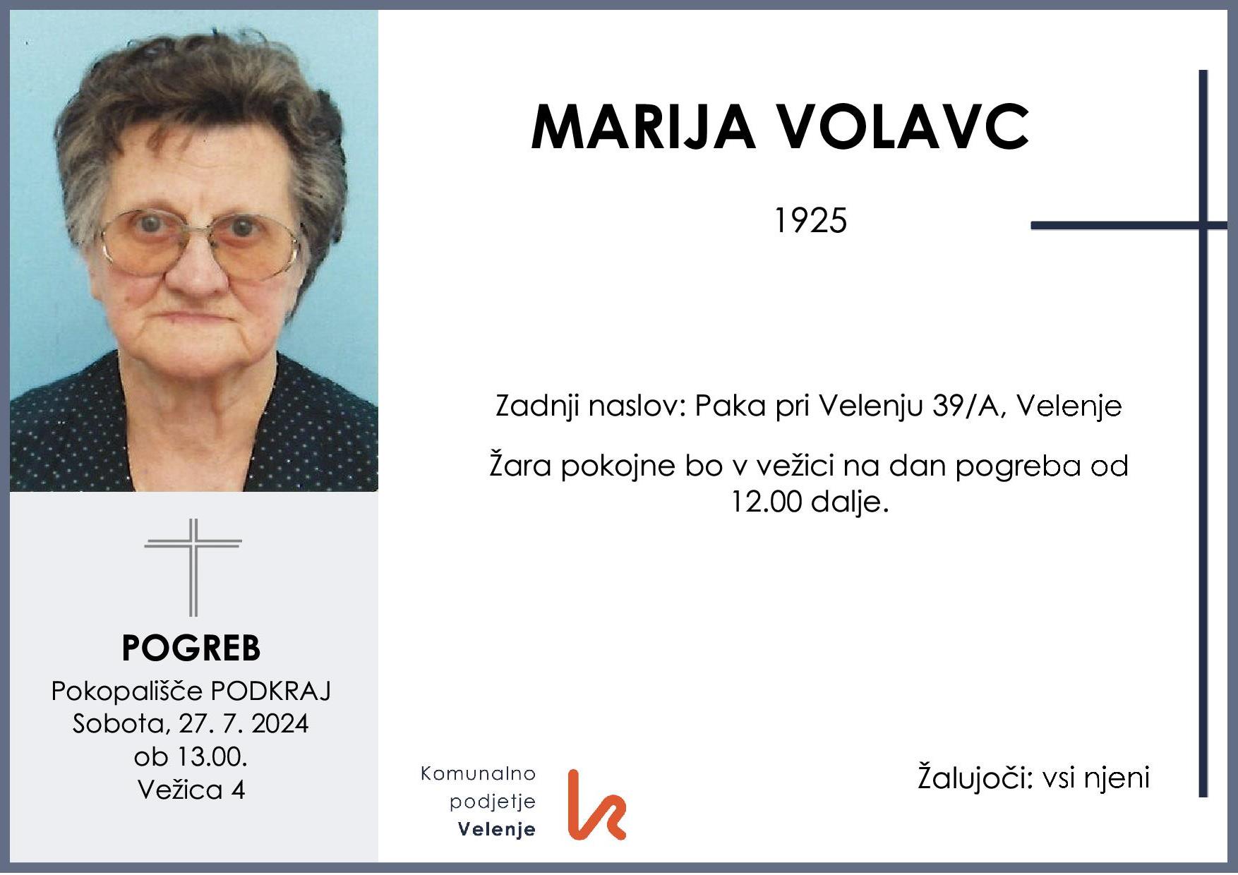 Volavc Marija 1925 1