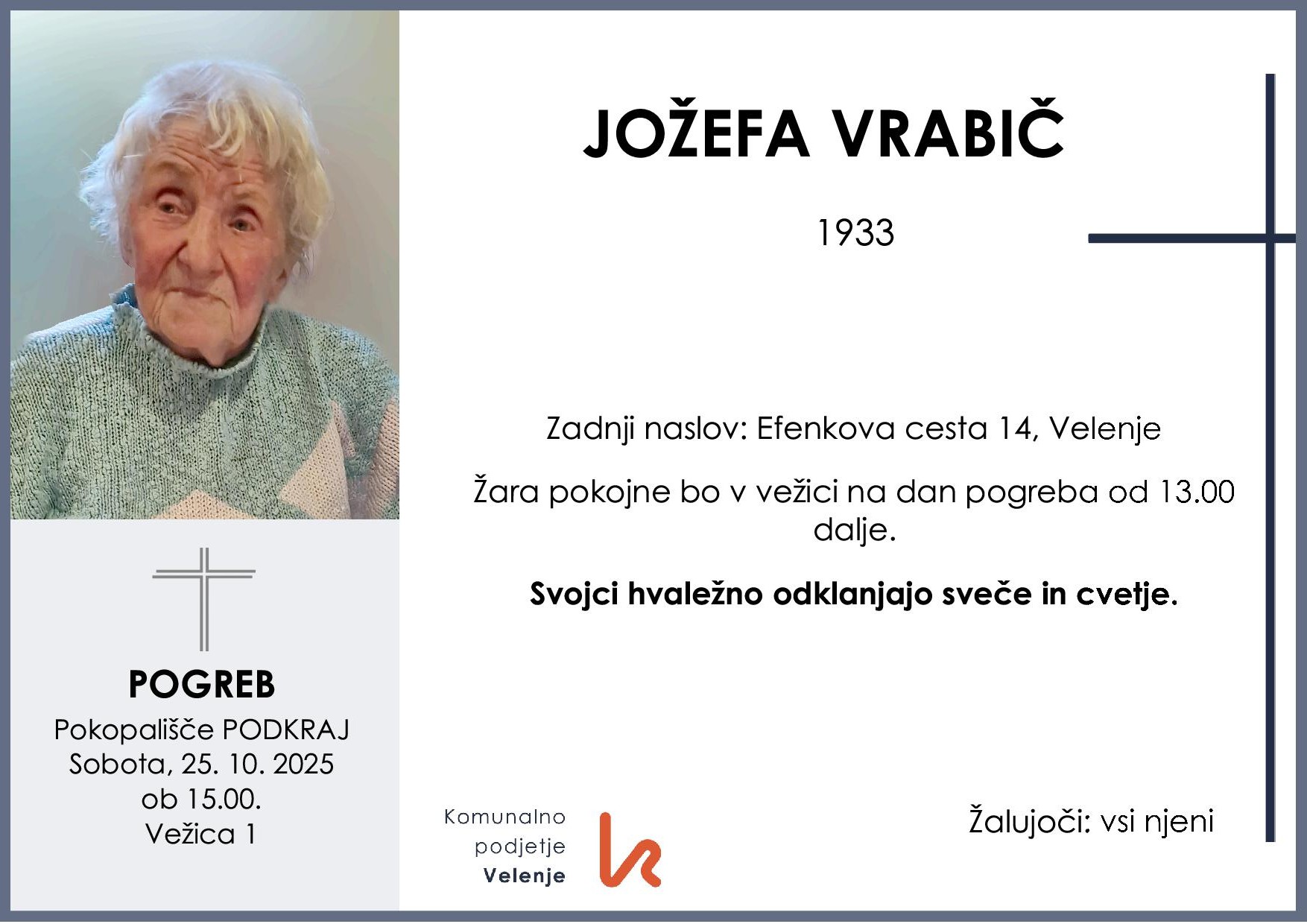 Vrabič Jožefa 1933 1