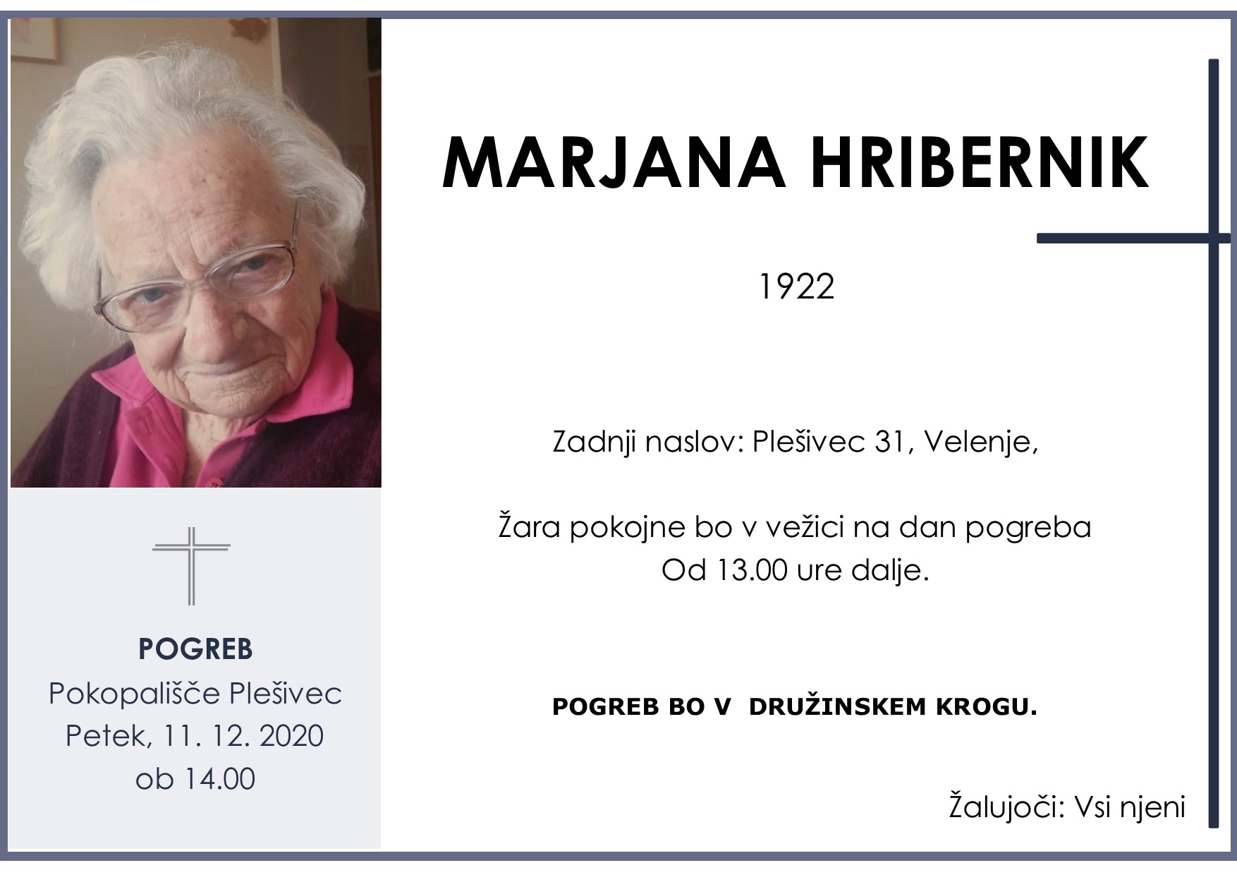 hribernik marjana 1922