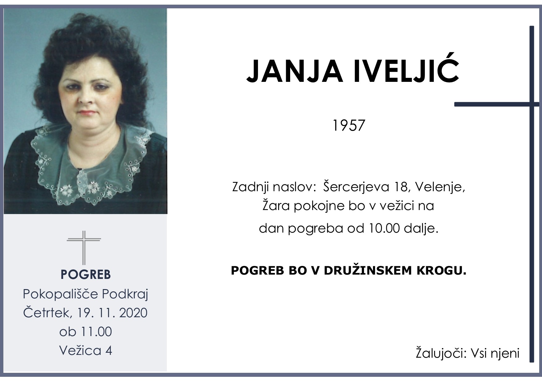 iveljić janja 1957